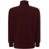 Sweat grand zip sans capuche, intérieur gratté, poches latérales, 290 g/m²