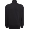 Sweat grand zip sans capuche, intérieur gratté, poches latérales, 290 g/m²