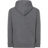 Sweat capuche zippé unisexe, cordon de serrage ton sur ton, 290 g/m²