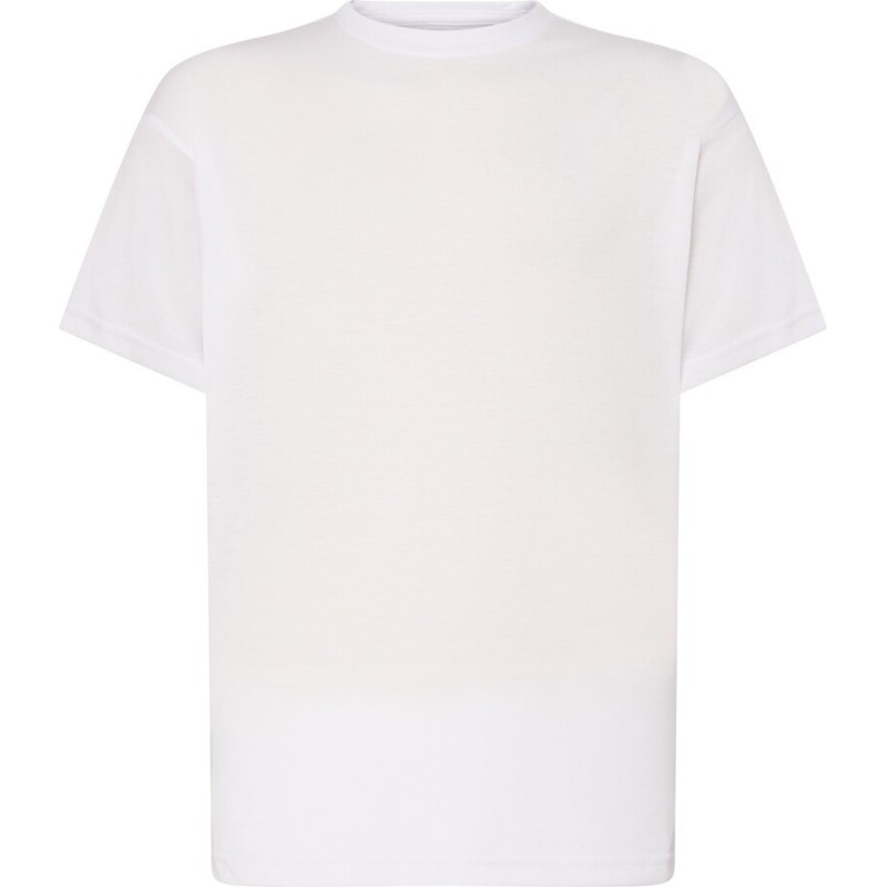 T-shirt sublimable col rond coupe droite manches courtes en polyester, 150 g/m²