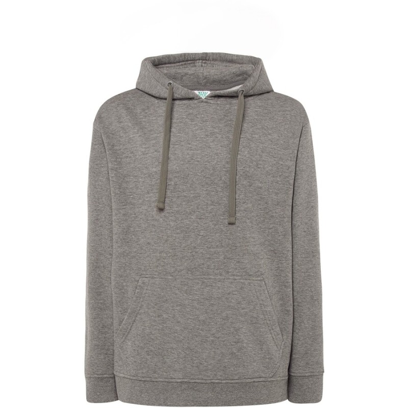 Sweat à capuche avec cordon de serrage ton sur ton, 275 g/m²