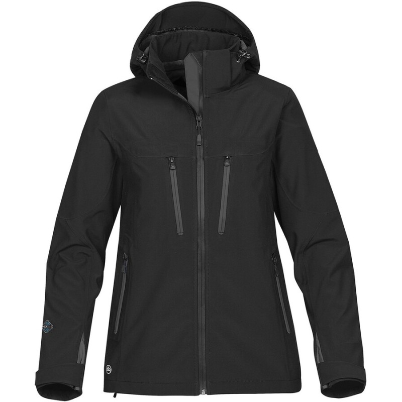 Veste Softshell femme à capuche haute technicité 3 couches étanche