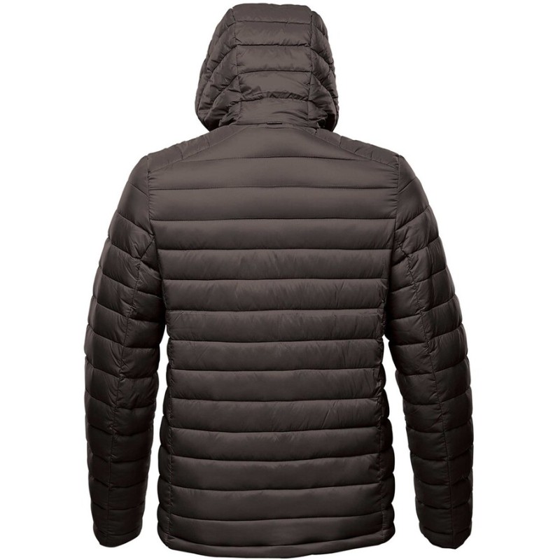 Doudoune matelassée homme, manteau thermique à capuche