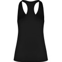 Débardeur femme, dos style nageur, en polyester touché coton, 160 g/m²