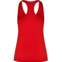 Débardeur femme, dos style nageur, en polyester touché coton, 160 g/m²