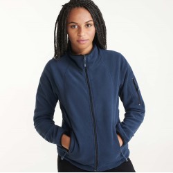 Veste polaire femme pour le sport légère, col montant, 300 g/m²