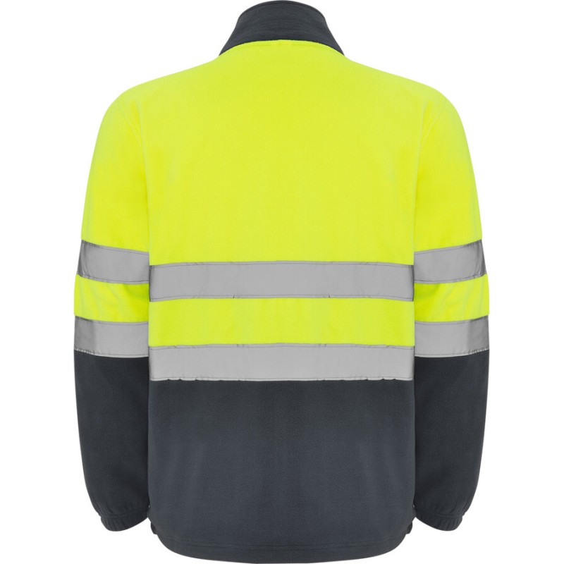 Veste de travail polaire haute visibilité, 2 bandes réfléchissantes, 300 g/m²