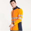 Veste softshell de travail haute visibilité, 2 bandes réfléchissantes, 320 g/m²
