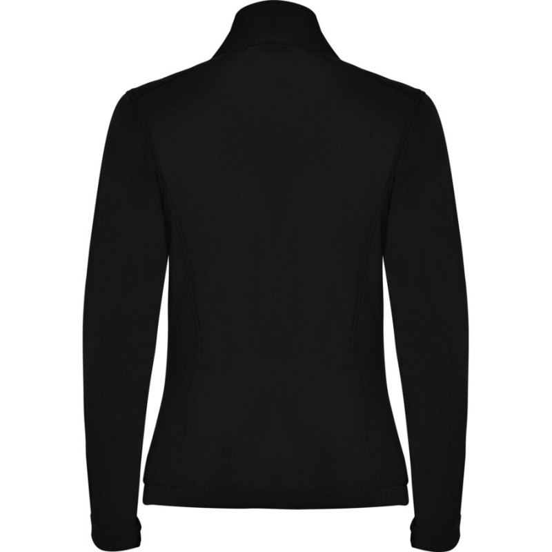 Veste femme softshell 2 couches ton sur ton doublée polaire, 300 g/m²