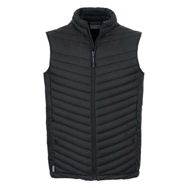 Bodywarmer doudoune matelassé chaude en polyester recyclé