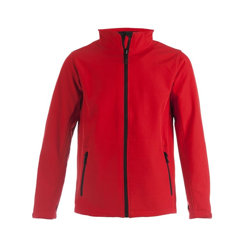 Veste softshell homme col montant respirant et résistant à l'eau, 310 g/m²