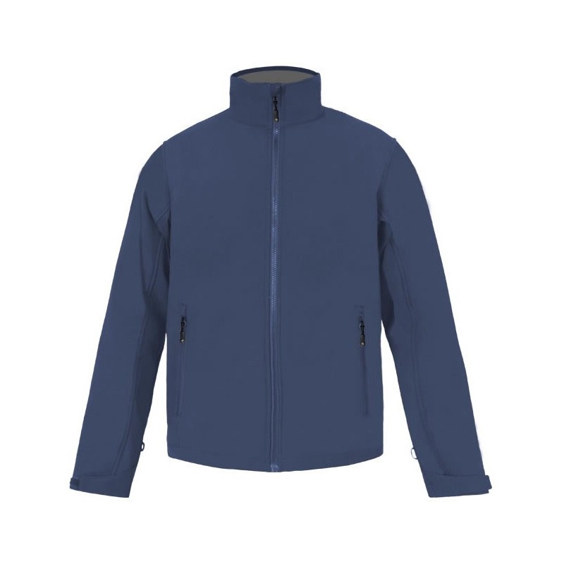 Veste softshell homme col montant respirant et résistant à l'eau, 310 g/m²