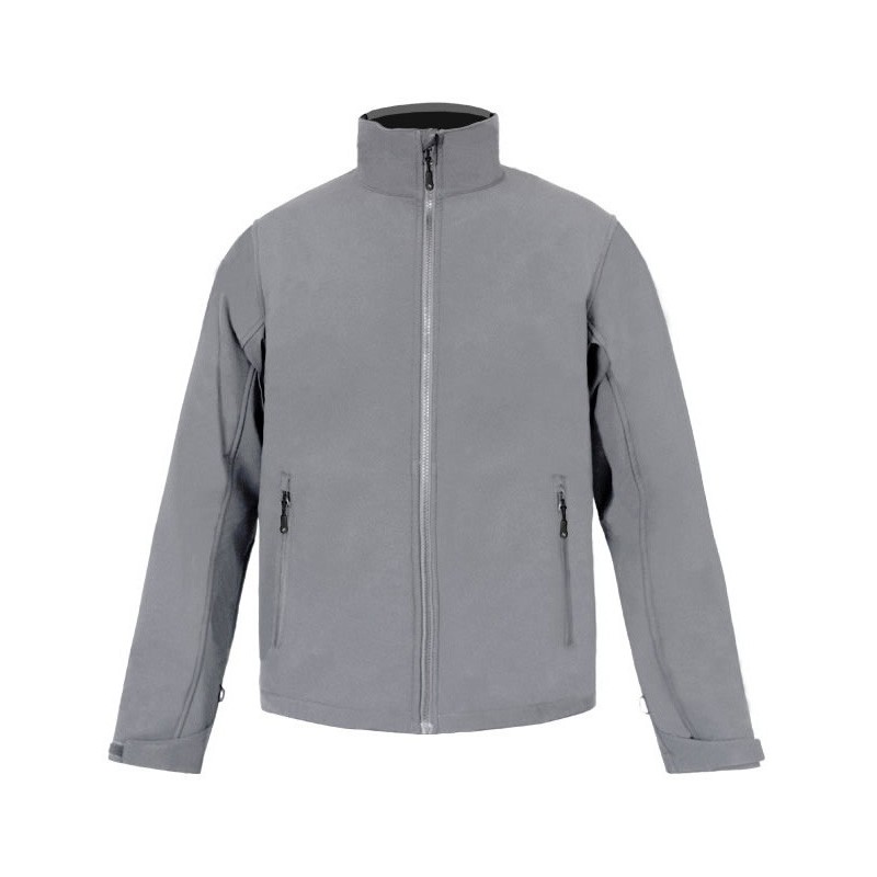 Veste softshell homme col montant respirant et résistant à l'eau, 310 g/m²