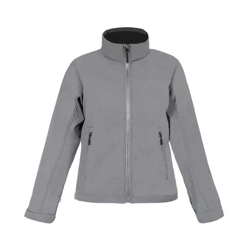 Veste softshell femme col montant respirant et résistant à l'eau, 310 g/m²