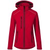 Veste softshell femme 3 couches capuche amovible NO LABEL, 310 g/m²
