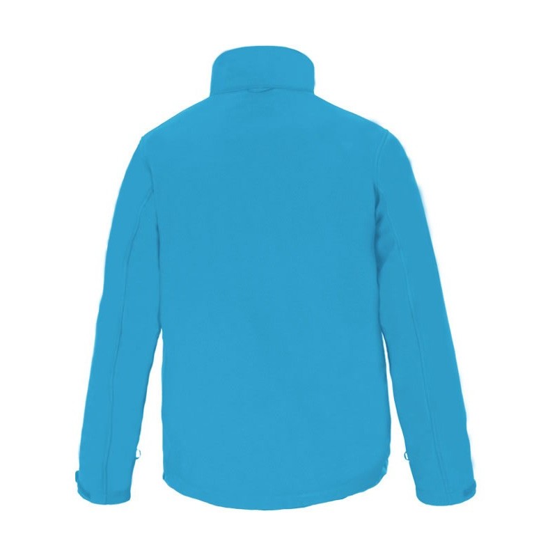 Veste softshell homme col montant respirant et résistant à l'eau, 310 g/m²