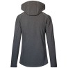 Veste softshell femme 3 couches capuche amovible NO LABEL, 310 g/m²