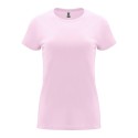 T-shirt femme en coton manches courtes quadruple épaisseur, 165 g/m²