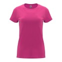 T-shirt femme en coton manches courtes quadruple épaisseur, 165 g/m²
