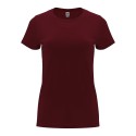 T-shirt femme en coton manches courtes quadruple épaisseur, 165 g/m²
