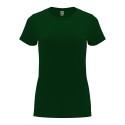 T-shirt femme en coton manches courtes quadruple épaisseur, 165 g/m²