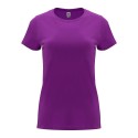 T-shirt femme en coton manches courtes quadruple épaisseur, 165 g/m²