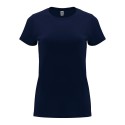 T-shirt femme en coton manches courtes quadruple épaisseur, 165 g/m²