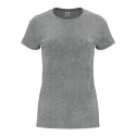 T-shirt femme en coton manches courtes quadruple épaisseur, 165 g/m²