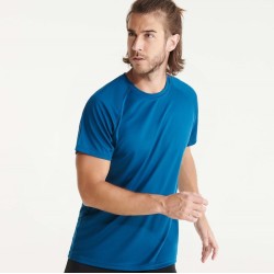 T-shirt de sport homme manches courtes raglan, 135 g/m²