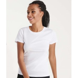 T-shirt de sport femme manches courtes avec logo