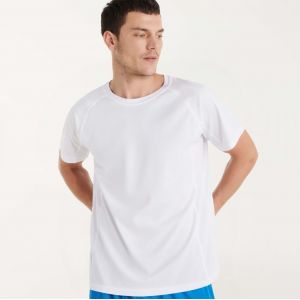 T-shirt de sport homme respirant manches courtes raglan, 150 g/m²