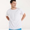 T-shirt de sport homme respirant manches courtes raglan, 150 g/m²