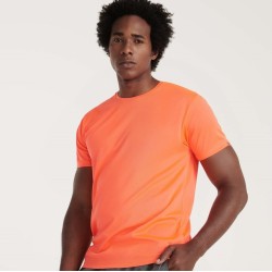 T-shirt de sport homm manches courtes en polyester recyclé, 135 g/m²