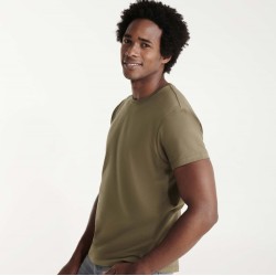 T-shirt homme en coton manches courtes quadruple épaisseur, 165 g/m²