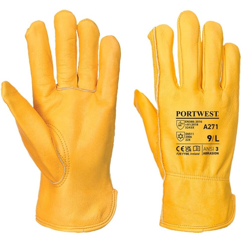 Gant Driver cuir doublé