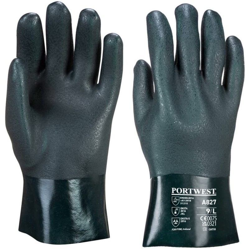 Gant PVC 27cm double trempage