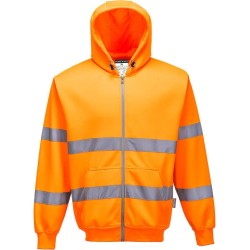 Sweat zip HiVis à capuche 