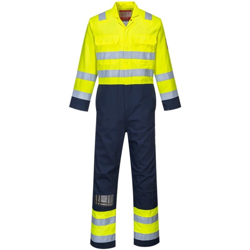 Combinaison Hi-Vis Anti-Statique Bizflame Pro