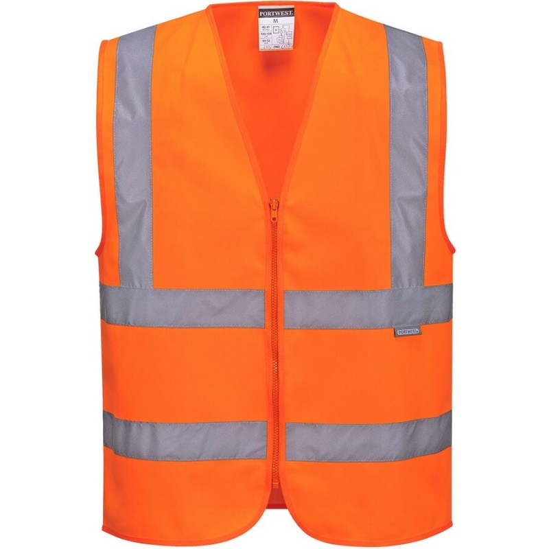 Gilet Hi-Vis avec zip