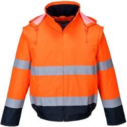 Blouson HV 2-en-1 HV doublé polaire