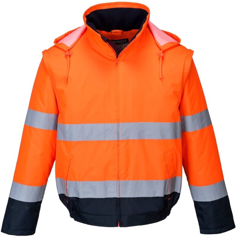 Blouson HV 2-en-1 HV doublé polaire