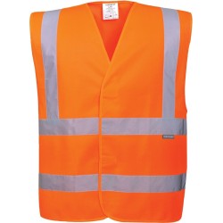 Gilet Hi-Vis Baudrier & Double Ceinture