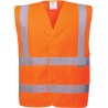 Gilet Hi-Vis Baudrier & Double Ceinture