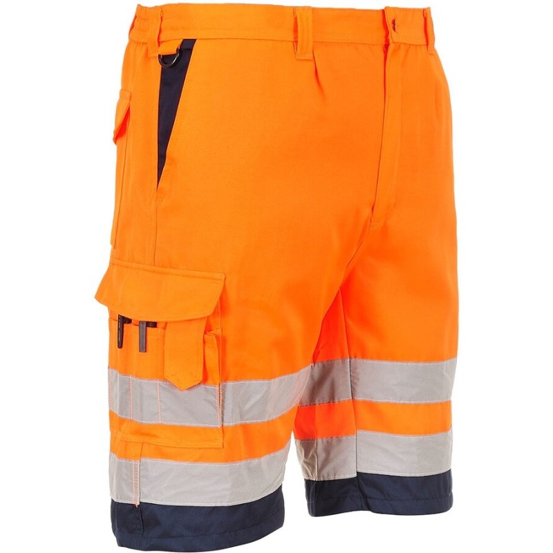 Bermuda HiVis Poly-coton 