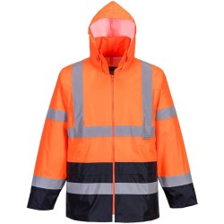 Veste de pluie Hi-Vis bicolore  