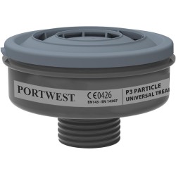 Filtre à particules P3 pas de vis universel