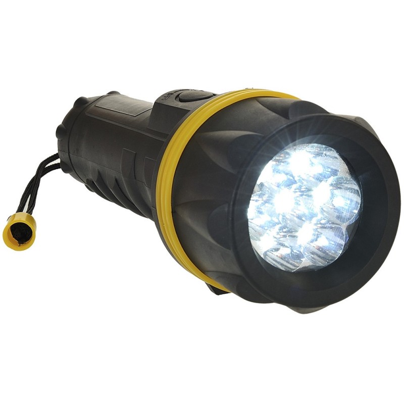 Torche caoutchouc 7 LED