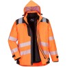 Parka PW3 3-en-1 haute visibilité
