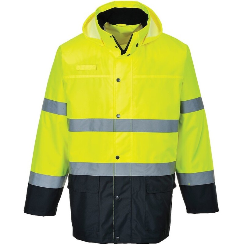 Veste de pluie HV bicolore