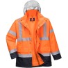 Parka Hi-Vis bicolore contrastée Trafic 4 en 1